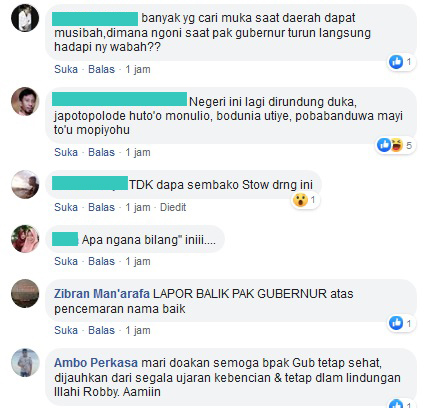 Gubernur dilaporkan