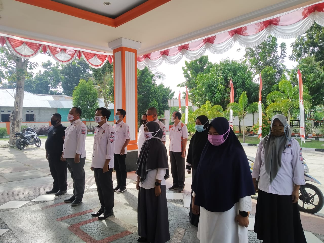 Selvi Katili, sidak kpu kabupaten gorontalo