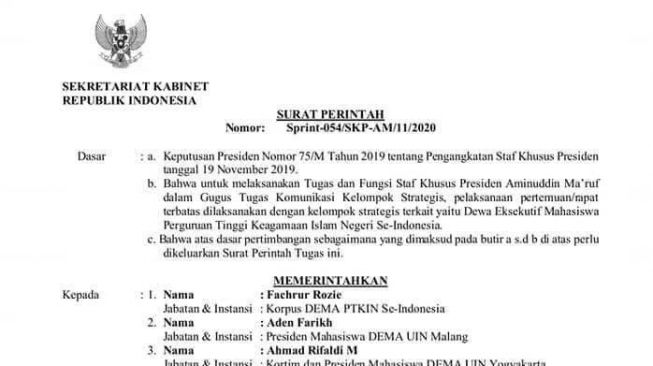 Surat Presiden