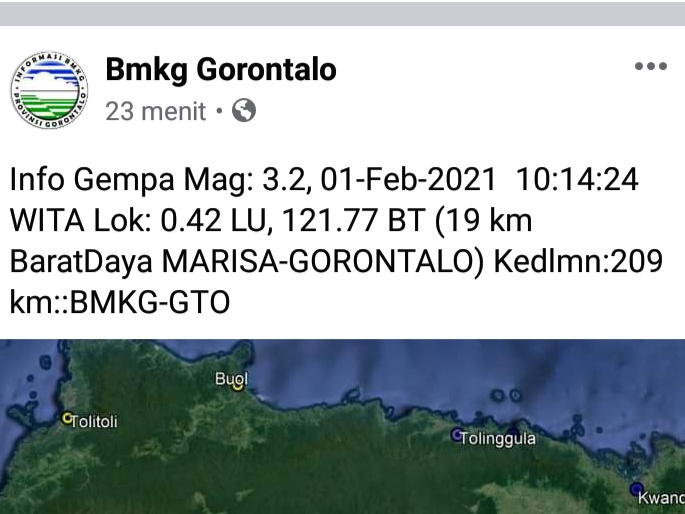 Gempa Gorontalo